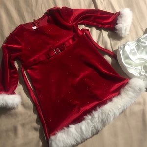 Red Santa dress